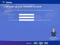 Setting up your Internet account