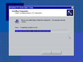 Setup is installing Windows NT components