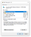 Disk Cleanup in Windows 10 2022 Update
