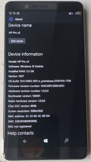 Windows 10 Mobile build 14965.1001 - BetaWiki