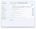 The Recommendations & offers page in the Settings app