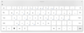 Touch keyboard with Colemak keyboard layout