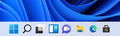 Larger icons bug in the taskbar