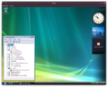 Windows Vista Service Pack 1 running on QEMU 3.1