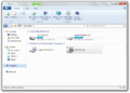 System Reserved partition shown in File Explorer.