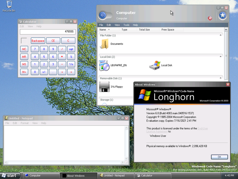 File:WindowsLonghorn-6.0.4083-DemoWithTreeWallpaperEnabled.png