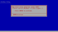 The AARD code error seen when launching setup on DR DOS 6.0
