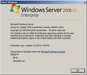 Windows Server 2008 R2 Build 7229 - BetaWiki