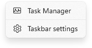 File:Windows11-10.0.25211.1001-TaskbarMenu.webp