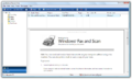 Windows Fax and Scan in Windows Vista