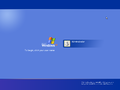 Windows XP logon screen