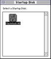 Control Panels - Startup Disk