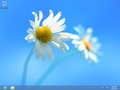 Windows 8 showing the taskbar without the Start button