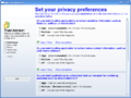 Privacy preferences UI