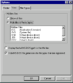 Folder Options in Windows 95 for comparison