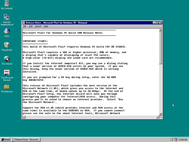 File:MicrosoftPlus-4.40.300-Notes.png