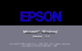 Boot screen (PC-98, Epson OEM)