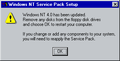 Setup - Windows NT 4.0 has been updated