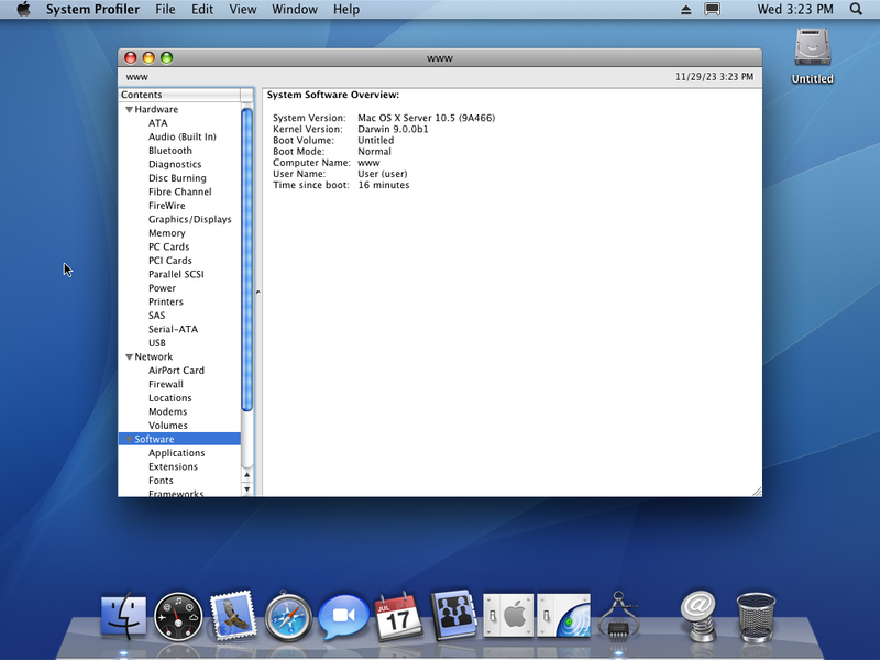 File:MacOSX-10.5-Server-9A466-SystemProfiler.png